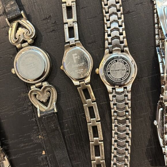Bundle of 7 Elegant Silver and Gold Watch Collection Watches Need Battery​​​ main image 12